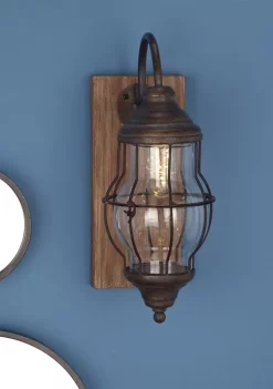 Budget ✨ Industrial Metal Wall Sconce by Monroe Lane ⭐