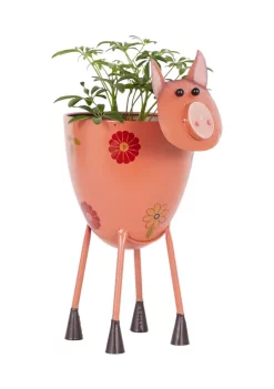 Discount 🎁 Eclectic Metal Planter by Monroe Lane ❤️ -Monroe Lane Sales Belk 11525