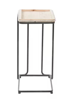 Coupon 🎁 Industrial Wood Accent Table by Monroe Lane ✨ -Monroe Lane Sales Belk 11534