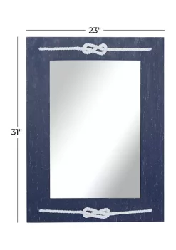 Budget 😉 Contemporary Wood Wall Mirror by Monroe Lane ❤️ -Monroe Lane Sales Belk 11554