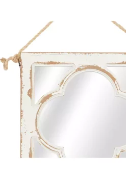 Coupon ✔️ Vintage Wood Wall Mirror - Set of 4 by Monroe Lane 🥰 -Monroe Lane Sales Belk 11590