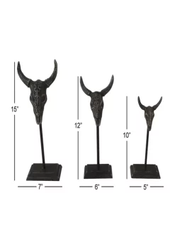 Best reviews of 🛒 Eclectic Metal Sculpture - Set of 3 by Monroe Lane 💯 -Monroe Lane Sales Belk 11598