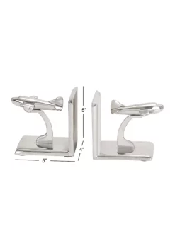 Coupon 😉 Contemporary Aluminum Bookends - Set of 2 by Monroe Lane 😉 -Monroe Lane Sales Belk 11604