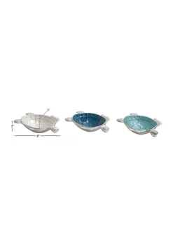 Promo ⭐ Coastal Aluminum Serving Bowl - Set of 3 by Monroe Lane 🛒 -Monroe Lane Sales Belk 11640