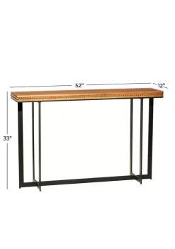Coupon ⭐ Industrial Wood Console Table by Monroe Lane 🤩 -Monroe Lane Sales Belk 11672