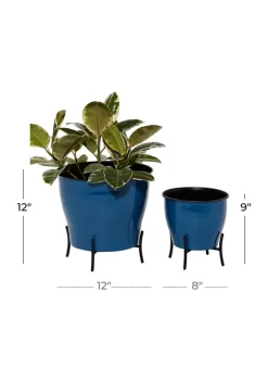 Best deal 🎁 Farmhouse Metal Planter - Set of 2 by Monroe Lane ⭐ -Monroe Lane Sales Belk 11689