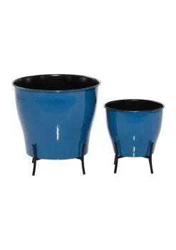 Best deal 🎁 Farmhouse Metal Planter - Set of 2 by Monroe Lane ⭐ -Monroe Lane Sales Belk 11691