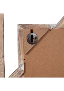 Promo 😀 Wood Farmhouse Wall Décor - Set of 2 by Monroe Lane 🎉 -Monroe Lane Sales Belk 11703