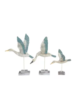 Best deal 😍 Coastal Wood Sculpture - Set of 3 by Monroe Lane ✨ -Monroe Lane Sales Belk 1172
