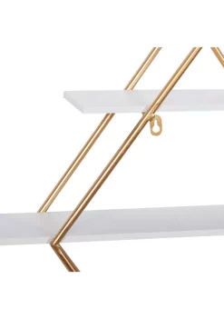 Cheapest 🎉 Glam Wood Wall Shelf by Monroe Lane 🔥 -Monroe Lane Sales Belk 11745