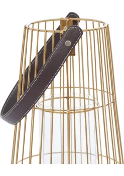 Discount 🧨 Contemporary Metal Lantern - Set of 2 by Monroe Lane ❤️ -Monroe Lane Sales Belk 11750