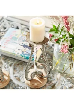 New 🛒 Vintage Metal Candle Holder - Set of 3 by Monroe Lane 🎁 -Monroe Lane Sales Belk 11756