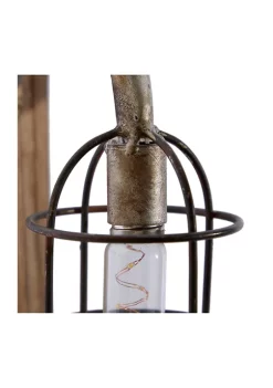 Promo ⭐ Industrial Metal Wall Sconce by Monroe Lane 🔔 -Monroe Lane Sales Belk 11771