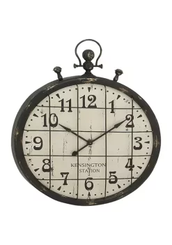 Cheapest ๐ฅฐ Industrial Metal Wall Clock by Monroe Lane ๐ฏ