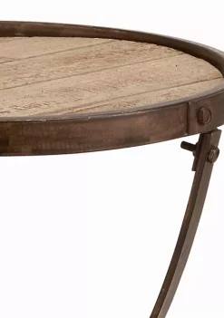 Promo 💯 Industrial Metal Accent Table by Monroe Lane ✔️ -Monroe Lane Sales Belk 11847