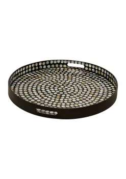 Flash Sale 🎁 Coastal 👩 Mother of Pearl Tray by Monroe Lane 😀