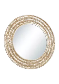 Discount 🔔 Glam Metal Wall Mirror by Monroe Lane ❤️ -Monroe Lane Sales Belk 11875