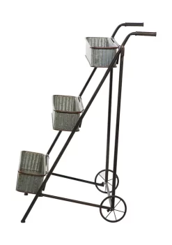 New 🔥 Farmhouse Metal Plantstand by Monroe Lane 🌟 -Monroe Lane Sales Belk 11960