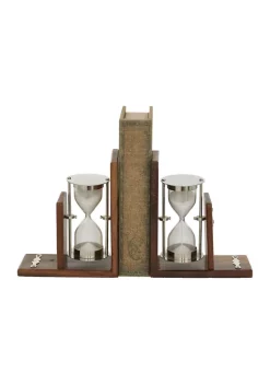 Wholesale ❤️ Coastal Aluminum Bookends - Set of 2 by Monroe Lane 🎁