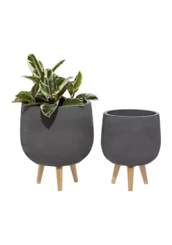 Top 10 ❤️ Contemporary Ceramic Planter - Set of 2 by Monroe Lane ❤️