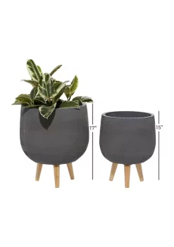 Top 10 ❤️ Contemporary Ceramic Planter - Set of 2 by Monroe Lane ❤️ -Monroe Lane Sales Belk 12019