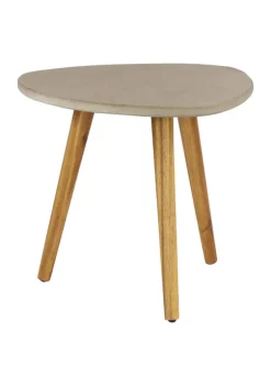 Best reviews of ✨ Modern Wood Outdoor Accent Table by Monroe Lane 🛒 -Monroe Lane Sales Belk 12026
