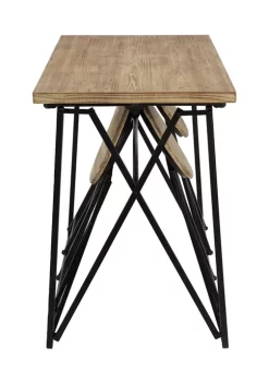 Best deal 🌟 Industrial Wood Dining Table by Monroe Lane 😀 -Monroe Lane Sales Belk 12044
