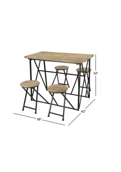 Best deal 🌟 Industrial Wood Dining Table by Monroe Lane 😀 -Monroe Lane Sales Belk 12045