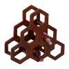 Outlet 👏 Brown Wood Contemporary Wine Rack by Monroe Lane 👏