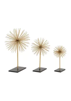 Best Sale 🔔 Contemporary Metal Sculpture - Set of 3 by Monroe Lane 👏 -Monroe Lane Sales Belk 12055