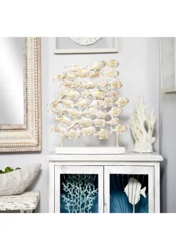 Cheapest ⌛ Coastal Metal Sculpture by Monroe Lane ✨ -Monroe Lane Sales Belk 12072