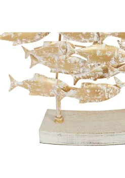 Cheapest ⌛ Coastal Metal Sculpture by Monroe Lane ✨ -Monroe Lane Sales Belk 12074