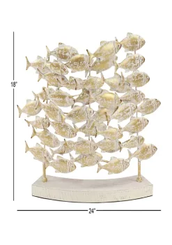 Cheapest ⌛ Coastal Metal Sculpture by Monroe Lane ✨ -Monroe Lane Sales Belk 12075