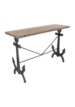 Discount ✔️ Coastal Metal Console Table by Monroe Lane ❤️ -Monroe Lane Sales Belk 12094