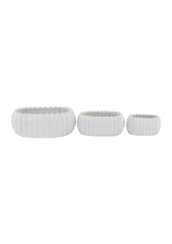Cheapest 🛒 Traditional Ceramic Planter - Set of 3 by Monroe Lane ✨