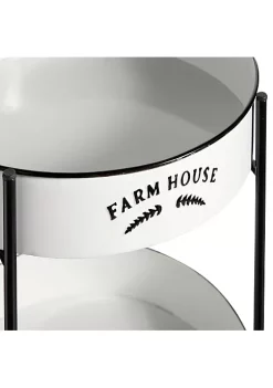 Wholesale ✨ Farmhouse Metal Storage Cart by Monroe Lane ✔️ -Monroe Lane Sales Belk 1211