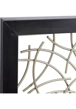 Outlet 👏 Iron Contemporary Wall Décor by Monroe Lane 💯 -Monroe Lane Sales Belk 12122