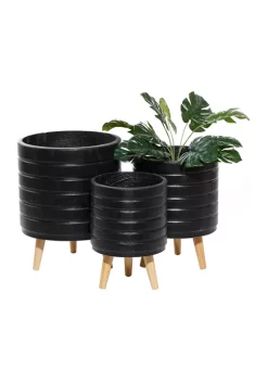 Cheapest 💯 Contemporary Magnesium Oxide Planter - Set of 3 by Monroe Lane 🤩