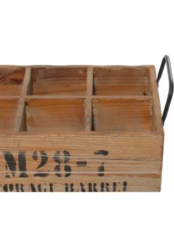 Wholesale 😍 Rustic Wood Wine Holder by Monroe Lane 🌟 -Monroe Lane Sales Belk 12167