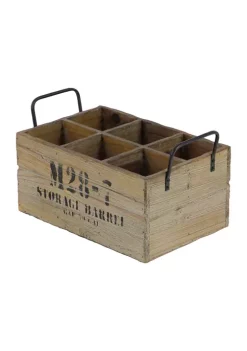 Wholesale 😍 Rustic Wood Wine Holder by Monroe Lane 🌟 -Monroe Lane Sales Belk 12169