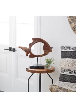 Best reviews of π Coastal Teak Wood Sculpture by Monroe Lane π