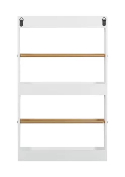 Best Sale 😀 Wood Metal Wall Magazine Rack by Monroe Lane 😉