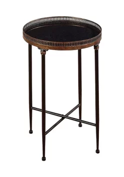 Outlet โ Traditional Metal Accent Table by Monroe Lane ๐