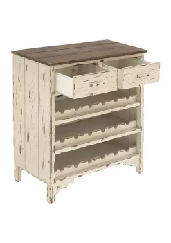 New 👏 Farmhouse Wood Standing Wine Rack by Monroe Lane 🤩 -Monroe Lane Sales Belk 12226