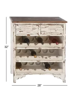 New 👏 Farmhouse Wood Standing Wine Rack by Monroe Lane 🤩 -Monroe Lane Sales Belk 12227