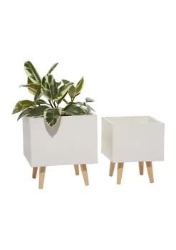 Coupon โญ Contemporary Ceramic Planter - Set of 2 by Monroe Lane ๐