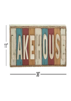 Best Sale 👍 Coastal Wood Wall Decor by Monroe Lane 🧨 -Monroe Lane Sales Belk 12270