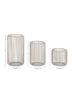Flash Sale ⭐ Modern Metal Lantern - Set of 3 by Monroe Lane 🛒 -Monroe Lane Sales Belk 12284