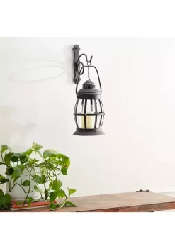 Budget 🎁 Rustic Metal Wall Sconce by Monroe Lane 🧨