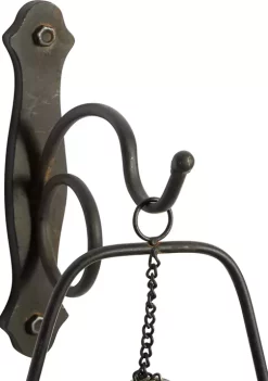 Budget 🎁 Rustic Metal Wall Sconce by Monroe Lane 🧨 -Monroe Lane Sales Belk 12301